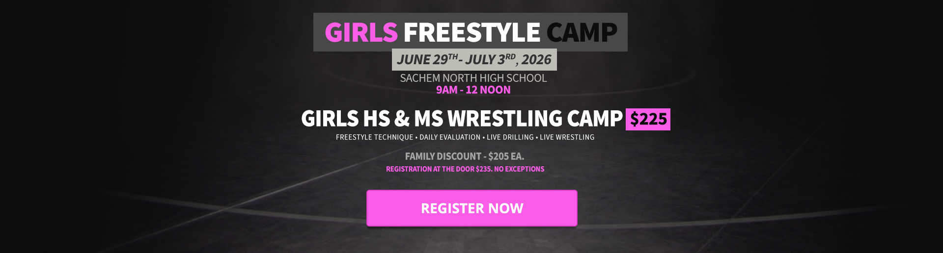 Girls Freestyle Camp